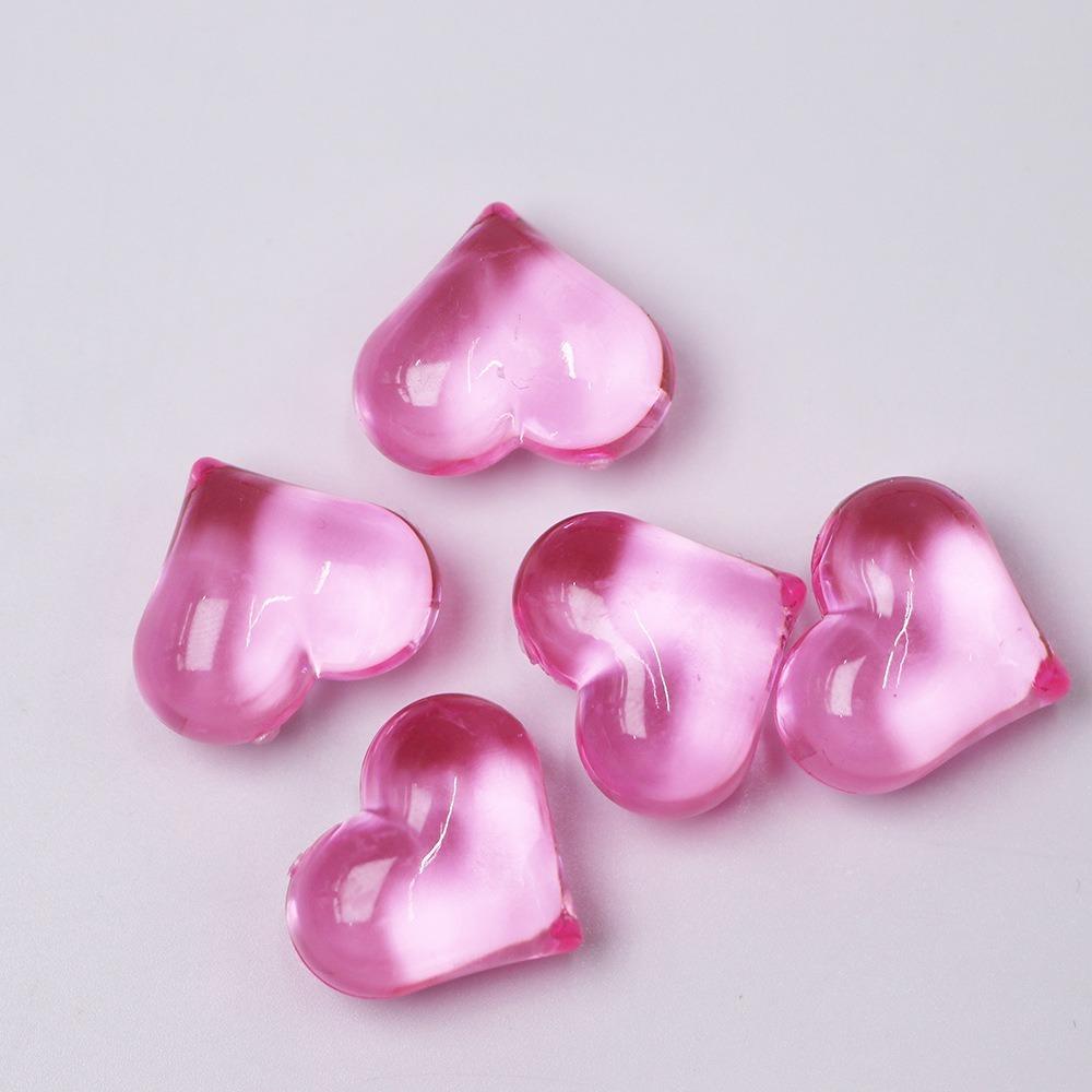 250Pcs 3D Heart Shaped Valentine's Day Decorations 250g Love Heart Ornaments  Wedding Vase Filler