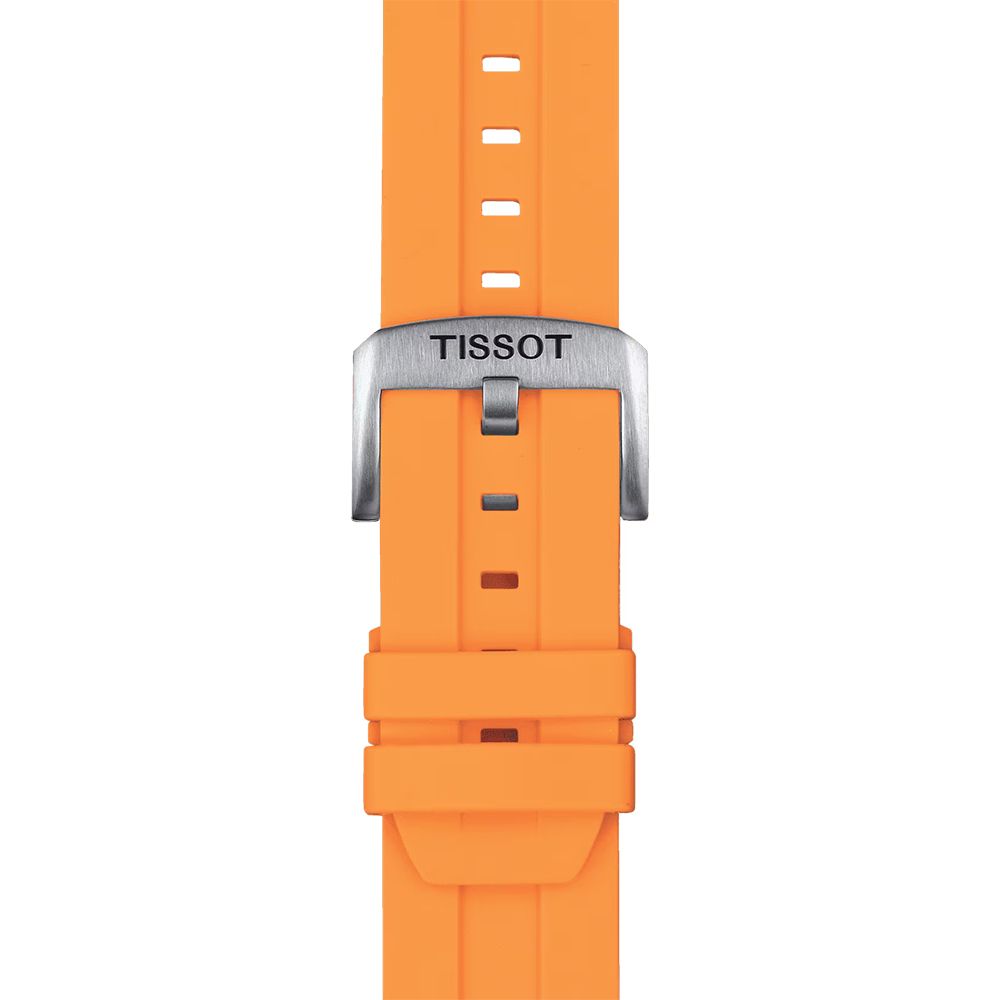 [Tissot] Orange Rubber Strap 22 MM T852.047.918