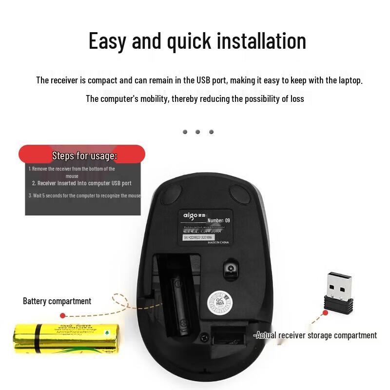 Aigo Q719 Dual Mode Wireless Mouse