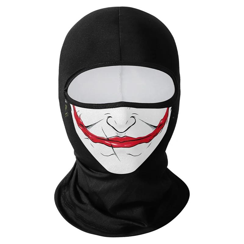 Cycling Mask Skull Quick-drying Sunscreen Balaclava Men's Motorcycle Elastic Helmet Lined Ghost Full Face Windproof Headgear