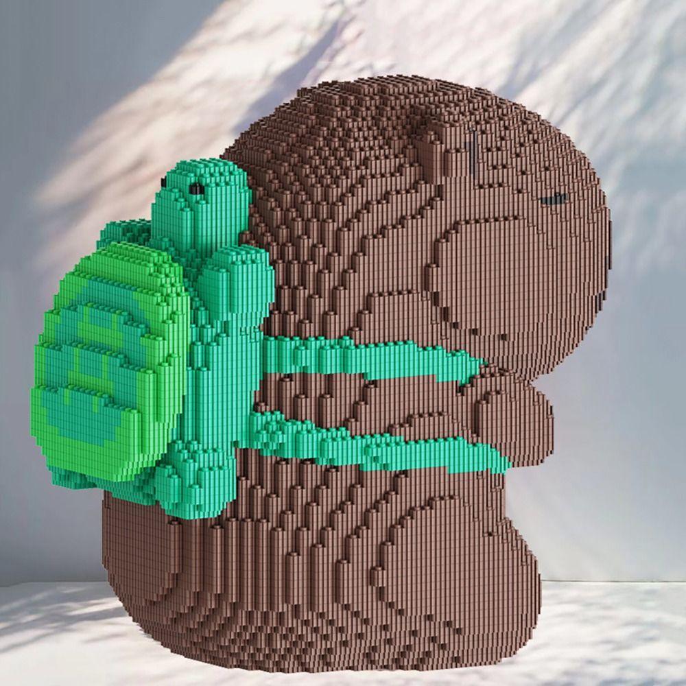 20CM/30CM Creative Capybara Building Blocks Micro Assembled Model Block Puzzle Toys Funny Desktop Ornaments Building Toy