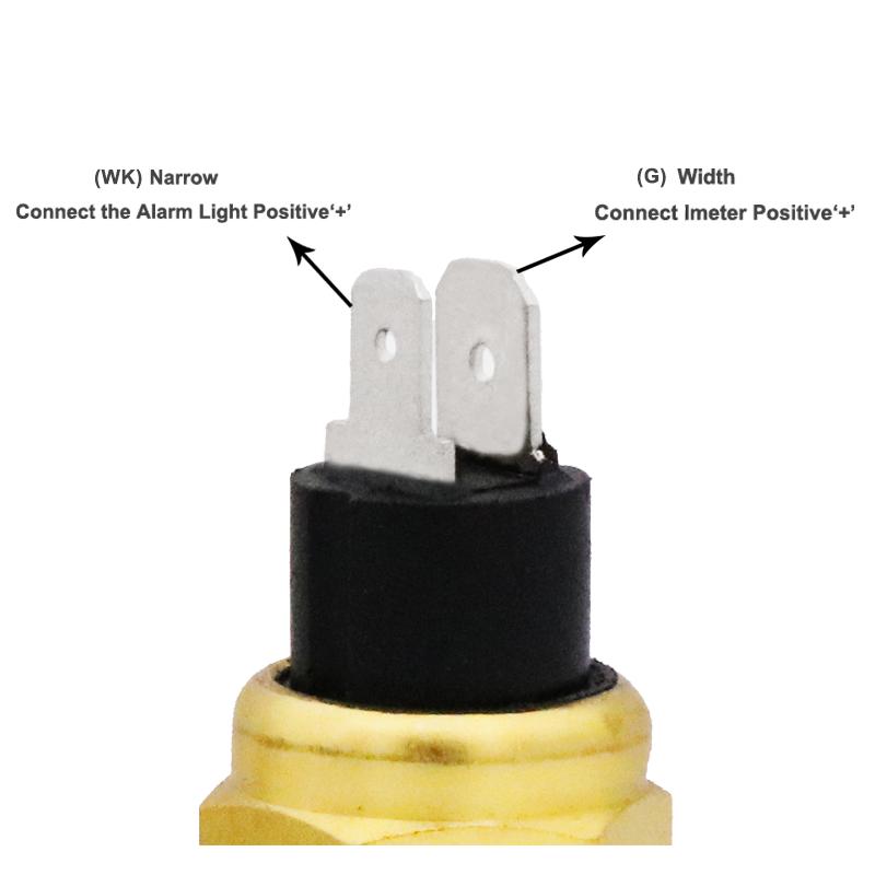M14x1.5 with Alarm Warning 130±3℃ Oil / Water Temperature Sensor for VDO Max 150℃ 323-083-002-016D 323803002016D