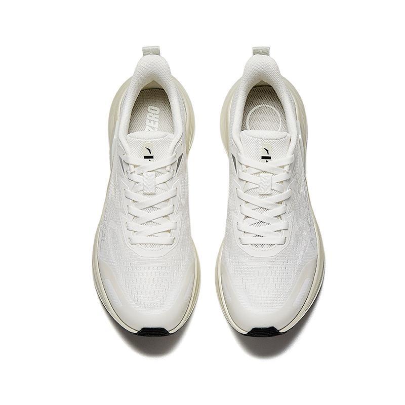 Anta Hydrogen Run Cool Lightweight Running Shoes Women Sneakers White Gray 922625514-2