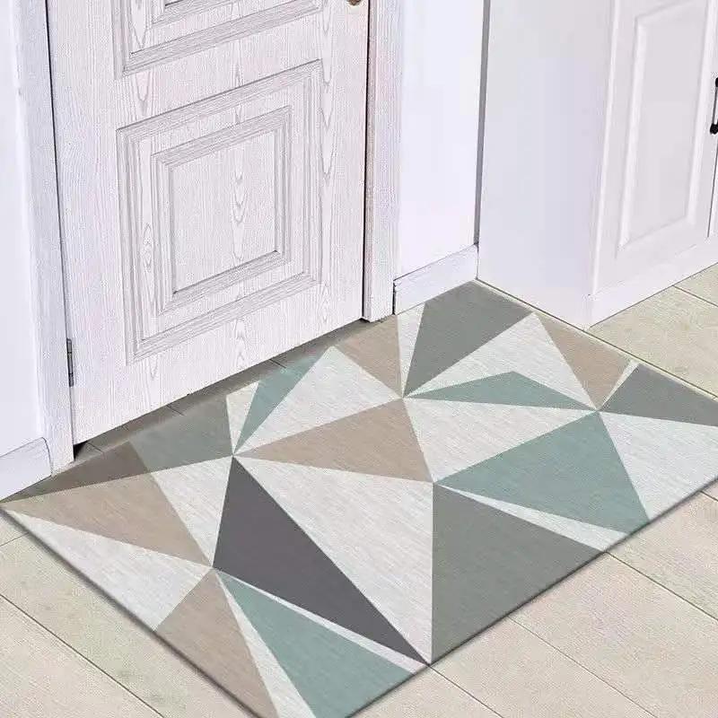 Nordic Absorbent Bathroom Non-slip Foot Mats Outdoor Porch Entrance Door Mat Living Room Carpet Home Rug Bath Mat Flooring Rugs