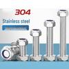 304 Stainless Steel Hex Head Bolt & Nut Set