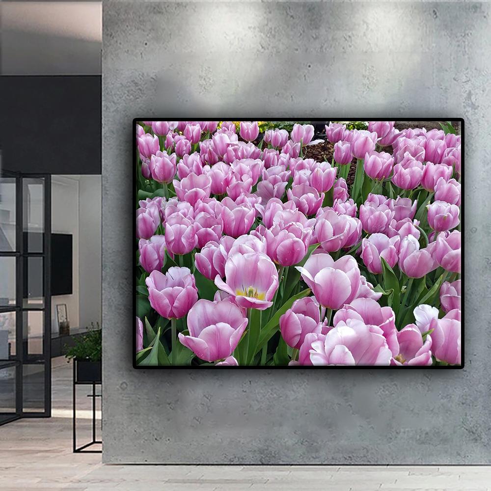 Diamond Embroidery Flowers Tulips 5D DIY Diamond Painting Cross Stitch Rhinestone