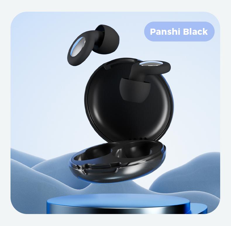 

Звукоизолирующие бесшумные мягкие силиконовые беруши для ушей Глубокий сон Шумоизолирующие водонепроницаемые беруши для плавания чёрный