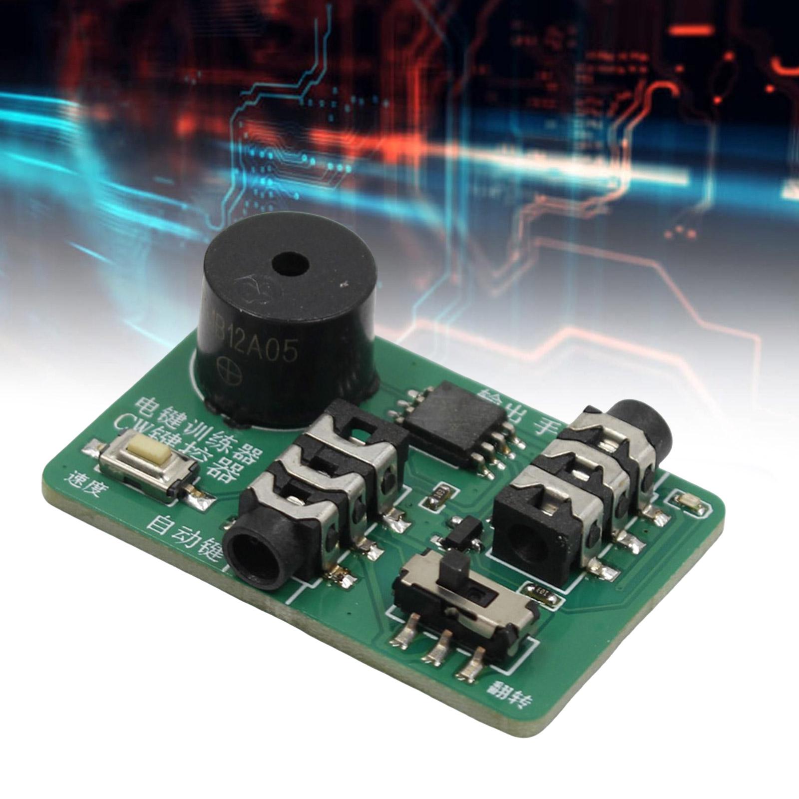 

Компактний CW Keyer Ручний тренажер для клавіатури Морзе з живленням від батареї CR2032 для роботи з портативним QRP-радіо Прості налаштування