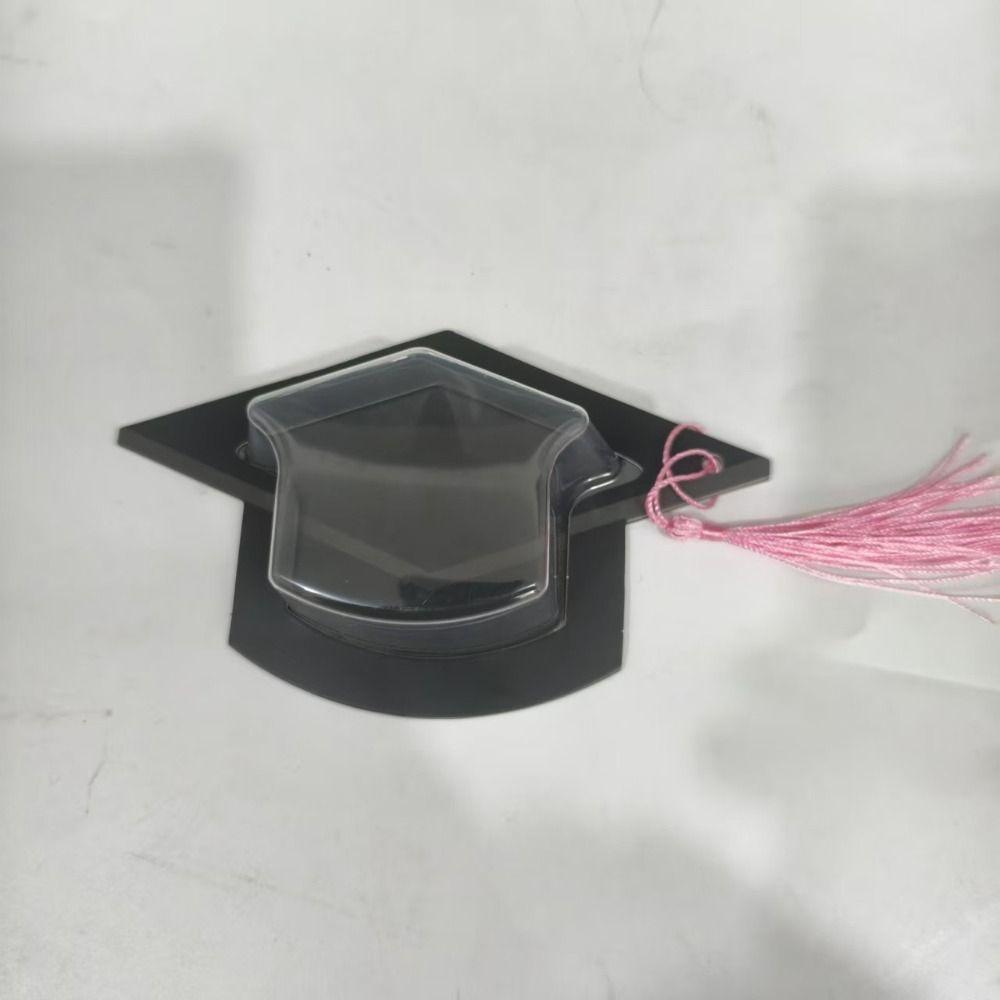 1/5/10PCS With Tassel Graduation Cap Candy Card Clear Greeting Card  Graduation Party