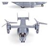 Diecast Alloy Simulated Osprey Transporter Fighter Aircraft Aviation Model Military Transport Aircraft Kid Toy Collect Ornament