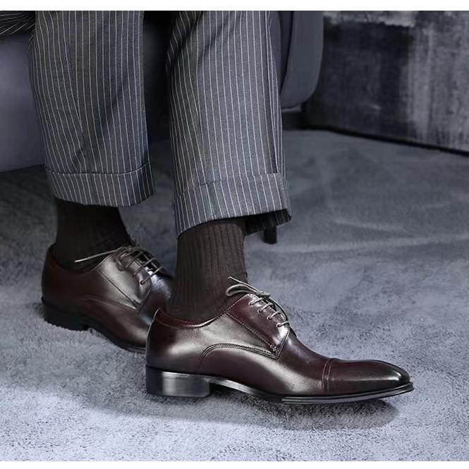Men's Monk Leather Shoes Dress Shoes Men Classic Business Formal Social Office Party Wedding Shoes