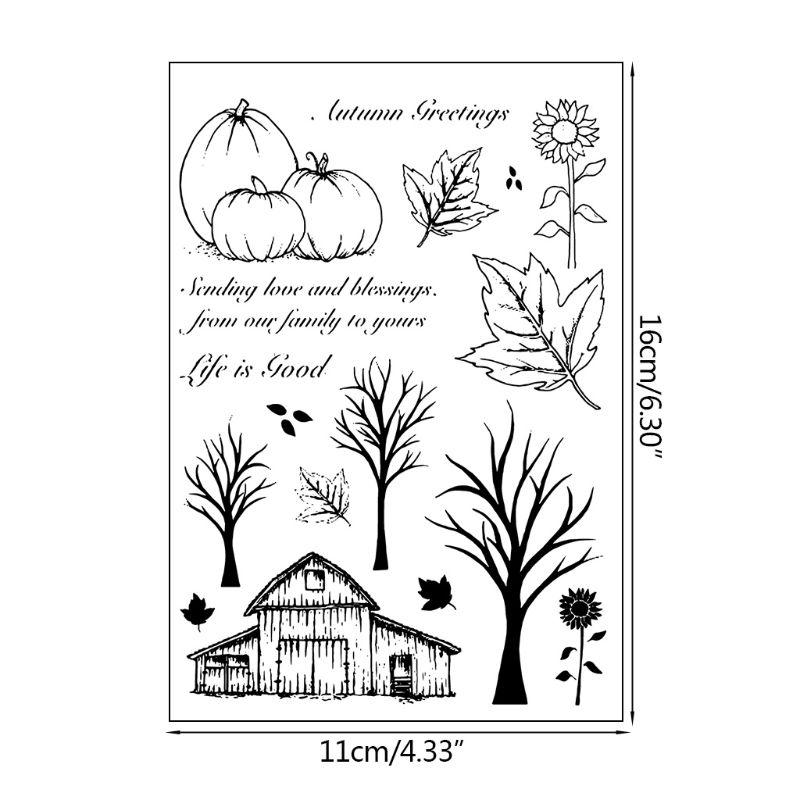 Buy Greetings DIY Silicone Clear Stamp Cling Seal Scrapbook Embossing ...