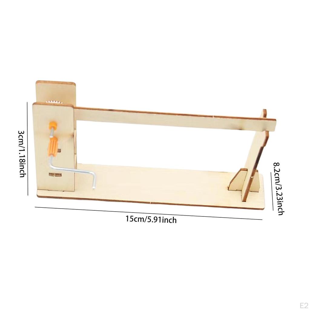 Manual Crank Gate Model Learning Kit Interactive DIY Science Physics Teaching