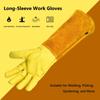 Leather Cactus Gloves Long Sleeve Rose Pruning Gloves Durable Gardening Gloves