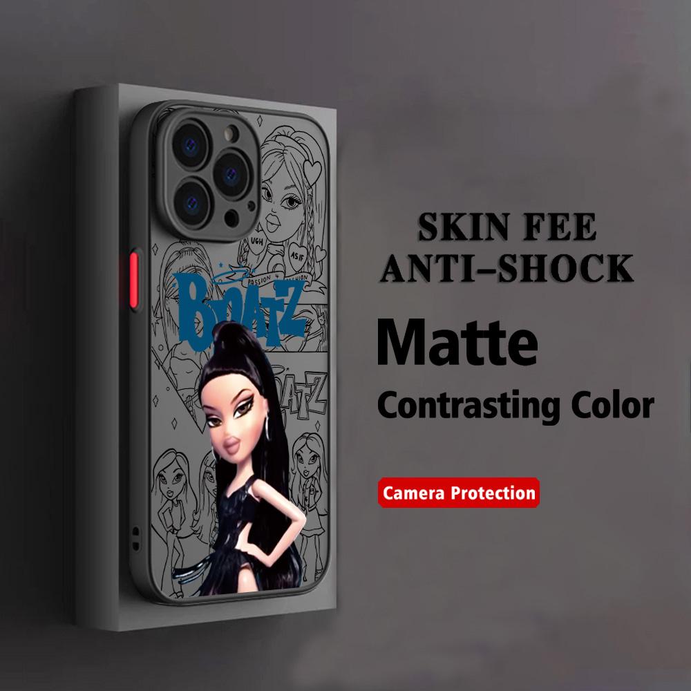 HOT Cute Girl B-Bratz Phone Case For iPhone 17 16e 16 15 14 13 12 11 Mini Pro Air Max X XR XSMax 7 8 6 Plus Matte Clear Cover