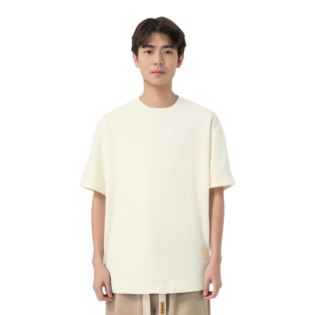 Li Ning x CHENGLONG,LIANMINGKUAN T Shirt Men's Papyrus White AHSVD23-2