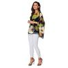 Plus Size Women's Bohemian Chiffon Shirt Beach Vacation Sun Protection Jacket Bikini Cover Up