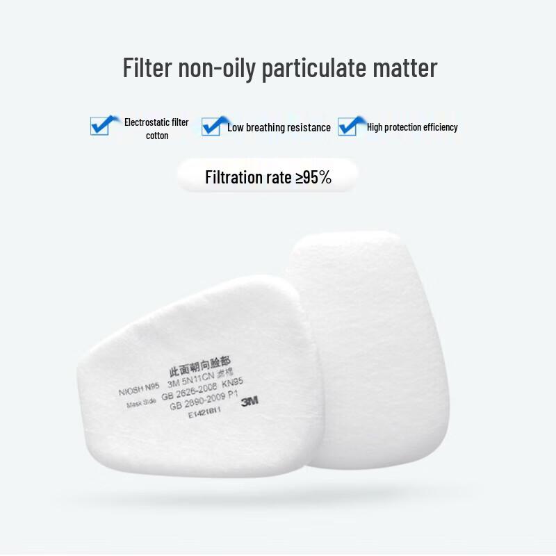 3M 5N11CN N95 Particulate Filters (10 Pcs/Box)