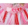 Valentines Day 1st Birthday High Chair Banner - Our Little Sweetheart 1st Birthday Decorations, Sweetheart 1st Birthday Highchair Banner, Valentine's