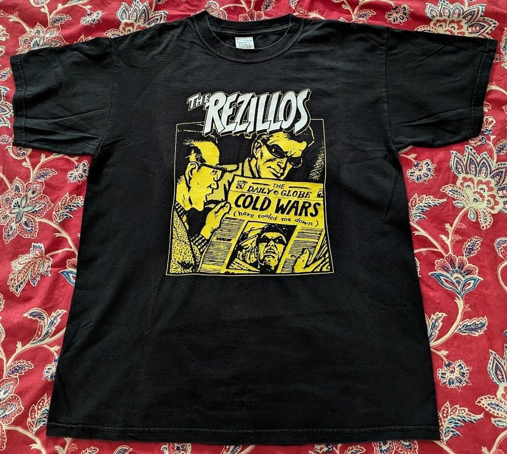 

The Rezillos Панк-рок времен холодной войны Ретро Крутая Подарочная Футболка 2182 XL