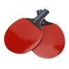 Table Tennis Paddle Set Portable Professional Table Tennis Bats with 3 Balls Storage Bag for Indoor