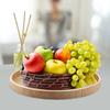 Wooden Serving Tray Plate for Tea Set Fruits Candies Food Home Decoration