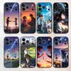 Anime Y-Your Name Silicone Soft Phone Case For iPhone17,16,15,14,13,12 Pro Max Plus X XR SE Cover