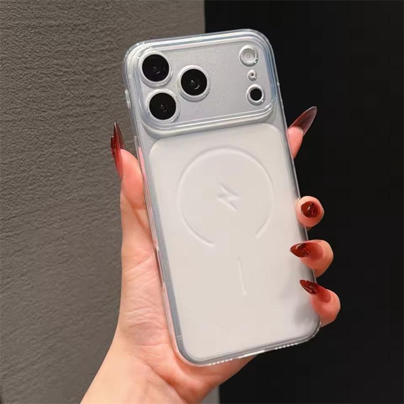 

Luxury Ultra Slim Matte Transparent TPU Case For iPhone 17 Air 16 15 14 13 12 11 Pro Max Plus XR X XSmax Soft Simple Large Window Cover iPhone 17 Pro Max белый