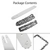 2pcs 3/8" Chainsaw Chains & 14'' Guide Plate Bar For Stihl 017 MS170 HT70 MSE160 Chainsaw Accessories Garden Tools Parts
