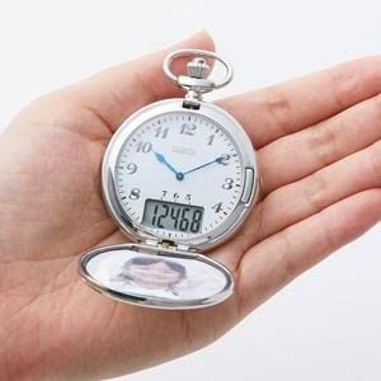 Unknown Tanita Pocket Watch Type 3D Sensor Pedometer Silver 4904785046733