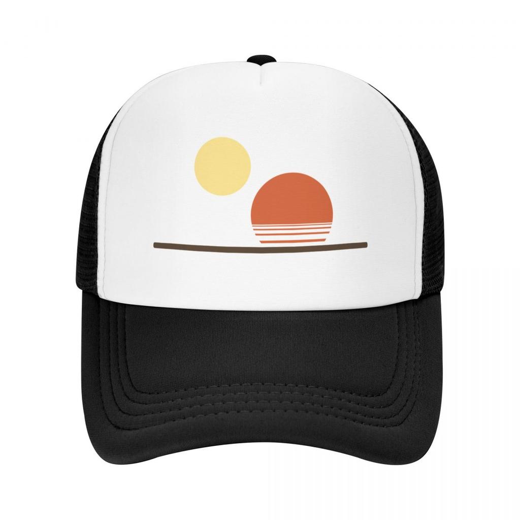 Binary Sunset Baseball Cap Funny Hats Luxury Hat Military Man Women S Mens