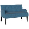 Chesterfield Bench Blue 112 X 65.5 X 75 Cm Velvet