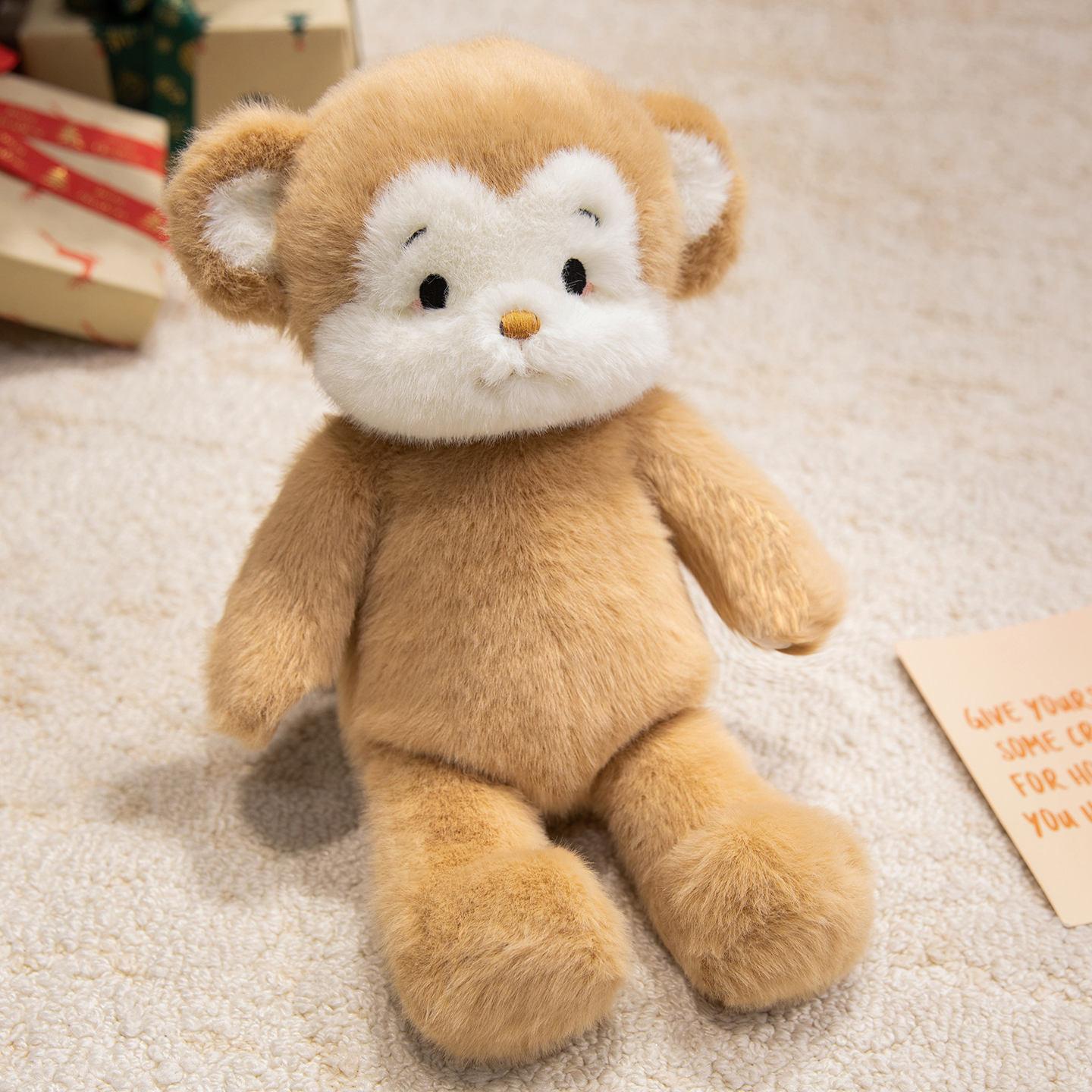 

Long-Legged Animal Doll Monkey Plush Toy Pig Doll Penguin Children Accompanying Doll Birthday Gift Premium Durable 38cm
