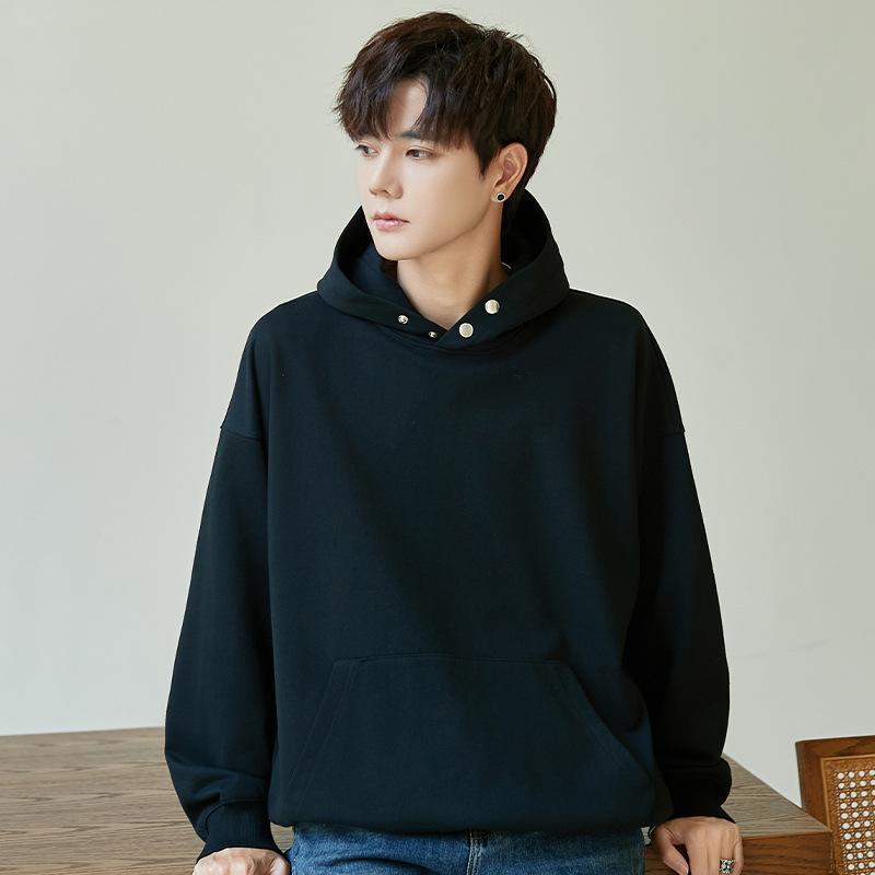 Pullover Men's Hooded Spring and Autumn Teen Casual Loose Student Sports Top