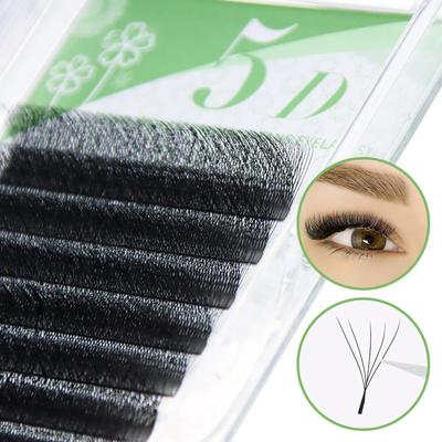 W Shape Eyelash Extensions 5D Готові об’ємні віяла W Style Faux Mink Soft Easy Lashes Professional Natural Lashes