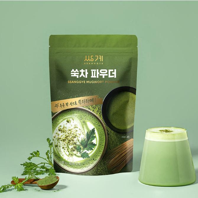 Sweet Mugwort Latte Powder Non-Caffeine Herbal Drink