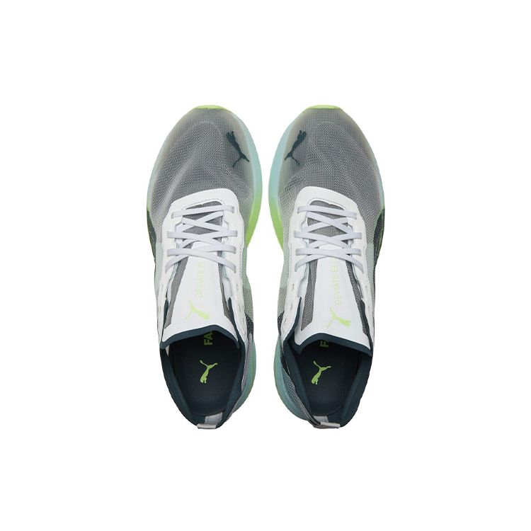 Puma Deviate Nitro Elite White Dark Slate Men Sneakers Fizzy-Light 195204-03