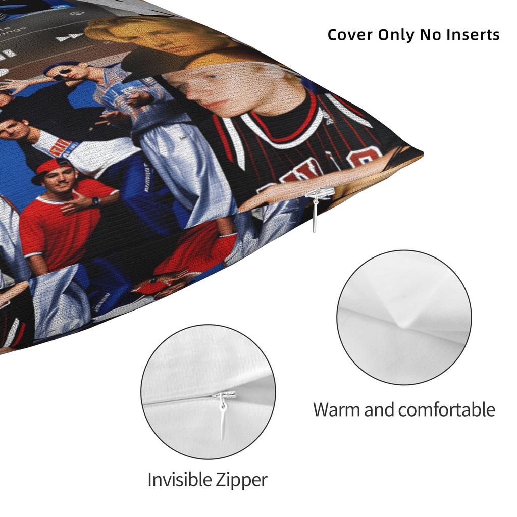 BSB band B-Backstreet boys Pillow Case  Print Pillow Cover For Living Room Chair Retro Trendy Cushion Cover