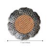2pcs Delicate Heat Insulation Mat Zinc Zinc Alloy Tea Coaster Handmade Lotus Cup Holder  Home