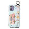 Fashion Design Dirt-resistant Phone Case For Nokia G42 5G Cute Anti-dust Ring Silicone Anti-knock Wrist Strap Waterproof