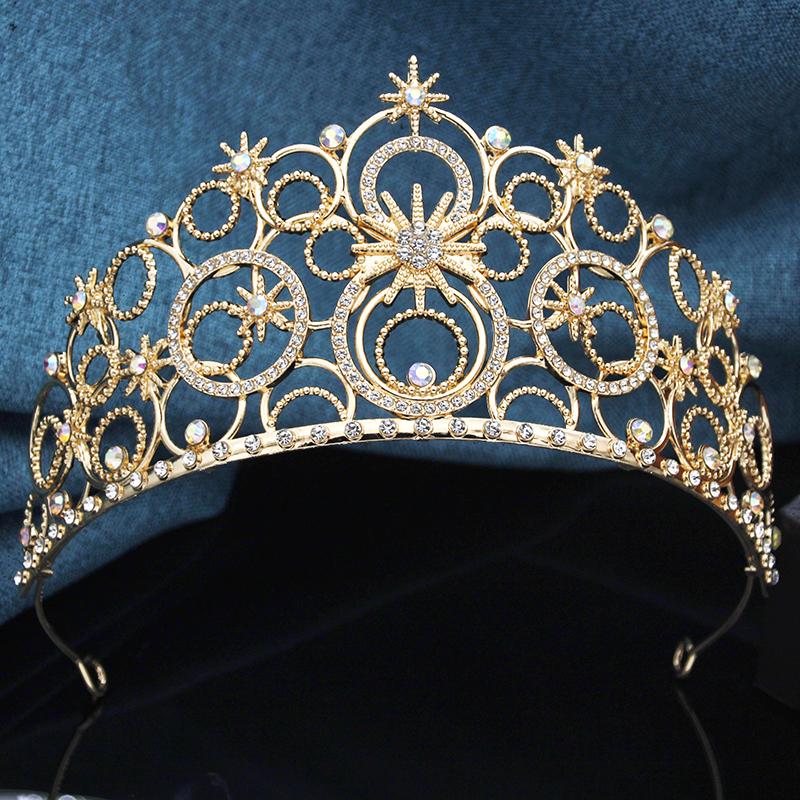 Wicked Witch Bubble Tiara Cosplay Headband Princess Crown for Women Bridal Wedding Prom Birthday Party Hair Jewelry