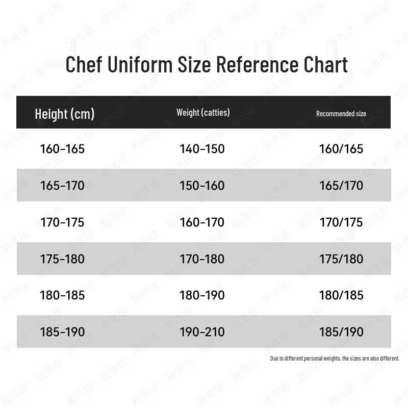 Shi'aode Camouflage Chef Workwear