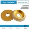 Stone Edge Grinding Wheel for French Edge Granite & Marble Tile - Trimming, Rounding, and Grooving with Angle Grinder