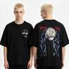 Summer Hot Sale Anime Hunter×Hunter Killua Zoldyck T-Shirt Y2k Unisex Gothic Vintage Top Hip Hop Streetwear Oversized T-Shirt