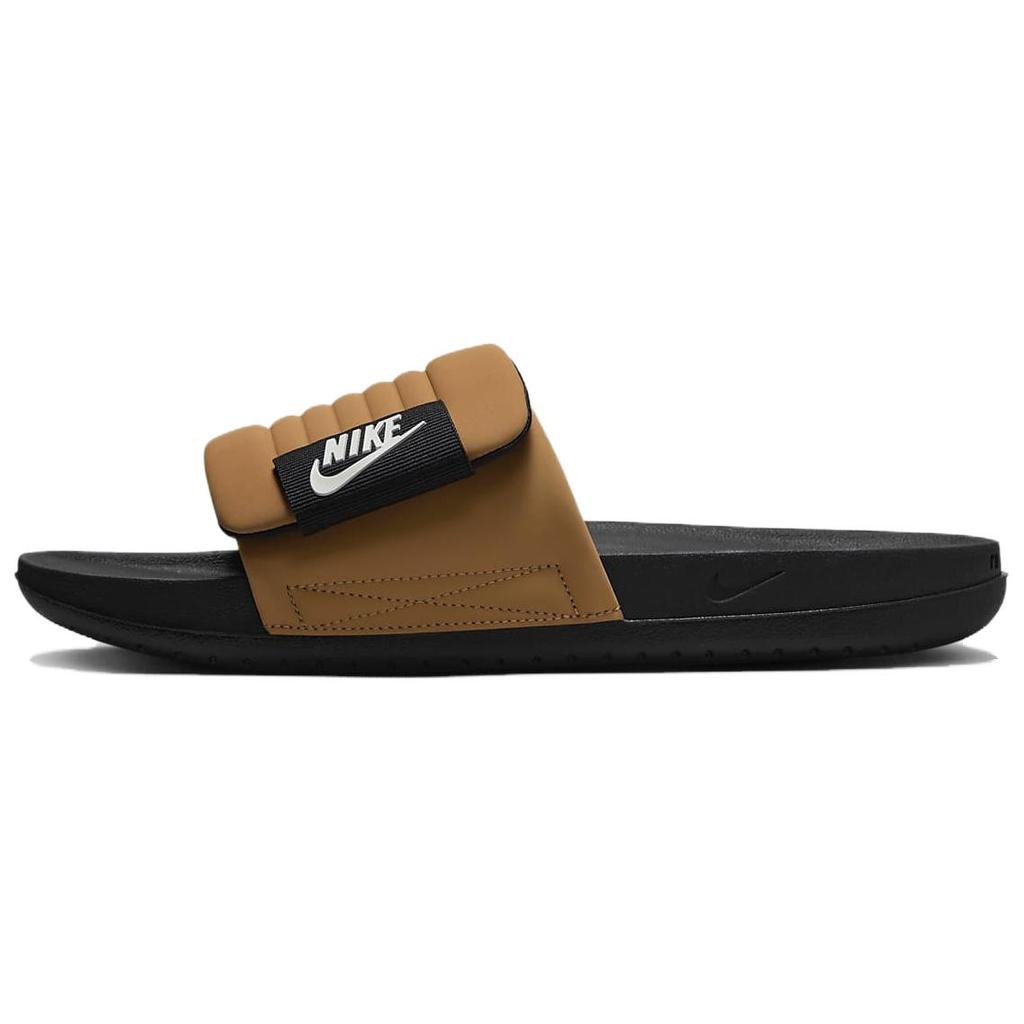 New Nike Offcourt Adjust Flax Sail Black