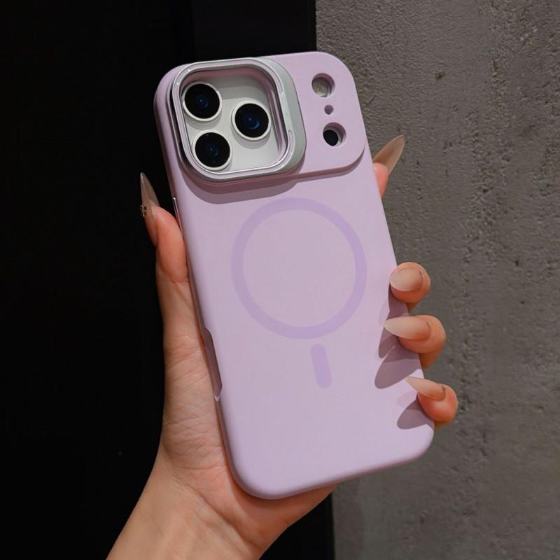Liquid Silicone Magnetic Phone Case With Stand IPhone 18 Pro Max 17 Shockproof Protective Cover