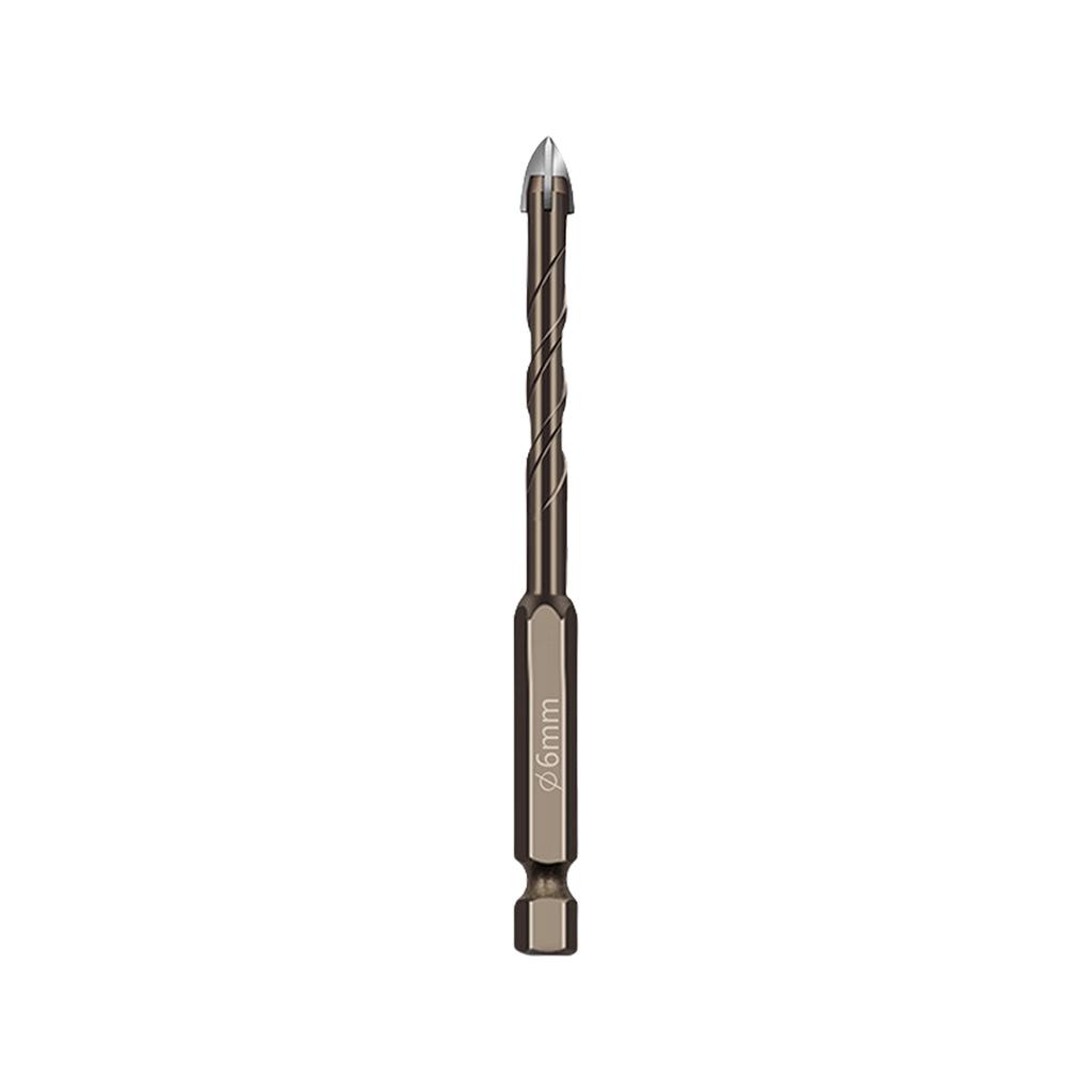 3-12mm Hexagonal Shank Helical Flute Tile Alloy Drill Bit Suitable For Efficient Drilling In Wood Plastic And Thin Metal