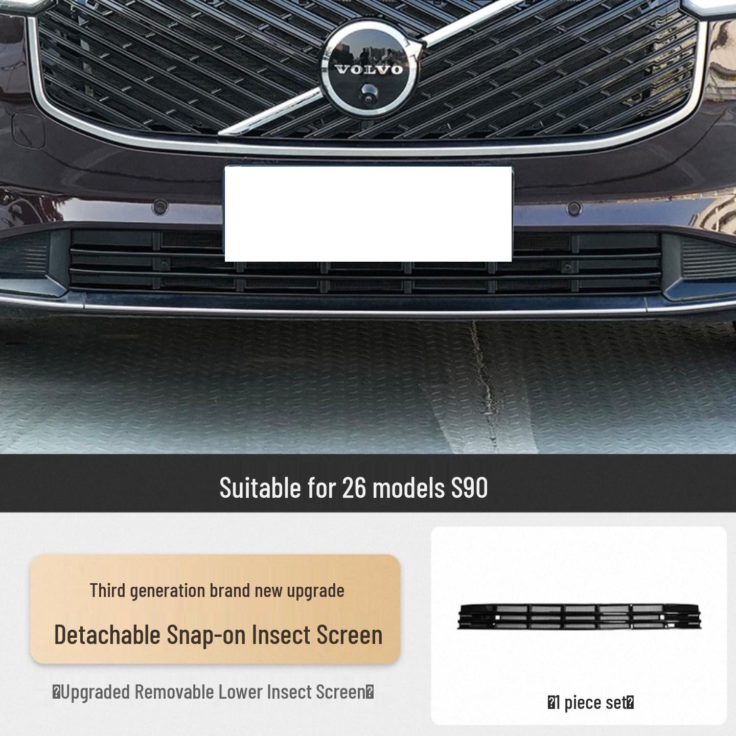 Volvo XC60/S60/XC90/S90 Insect Screen Radiator Grille Cover - Anti-Mosquito & Catkins Accessory S90 26