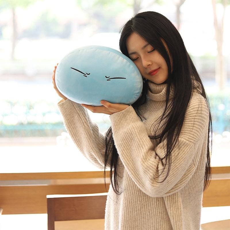28cm Anime Plush Pillow Cartoon Stuffed Cushion for Table Decoration Emotion Appease Non-Deform Office Ornament Car Accs