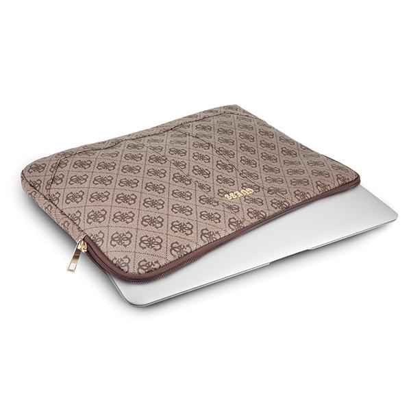 13" Laptop Sleeve Guess 4G UPTOWN Brown